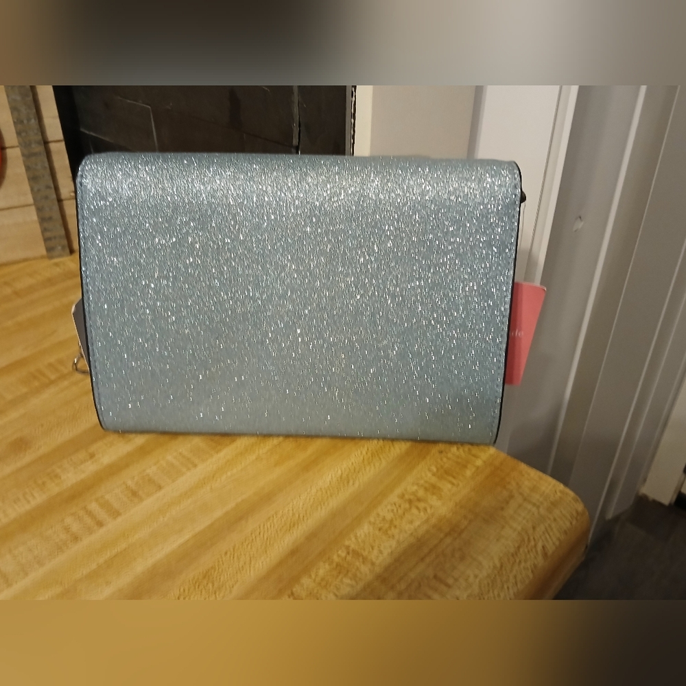 KATE SPADE NEW YORK NWT FROSTY SKY FLAP ENVELOPE CROSSBODY - Picture 4 of 13